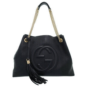 GUCCI Soho Interlocking GG Chain Shoulder Bag